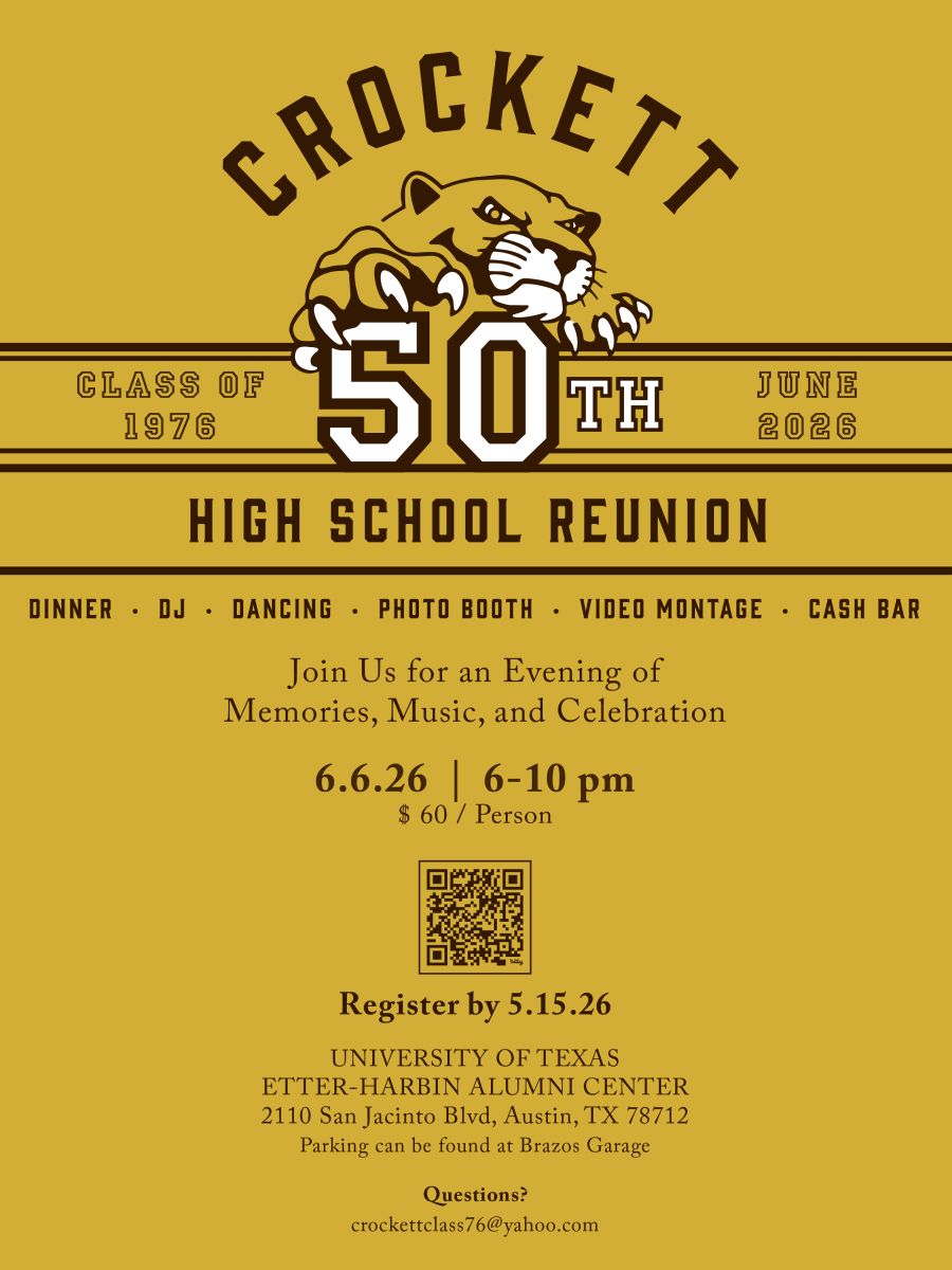 Class of 1976 Reunion Flyer