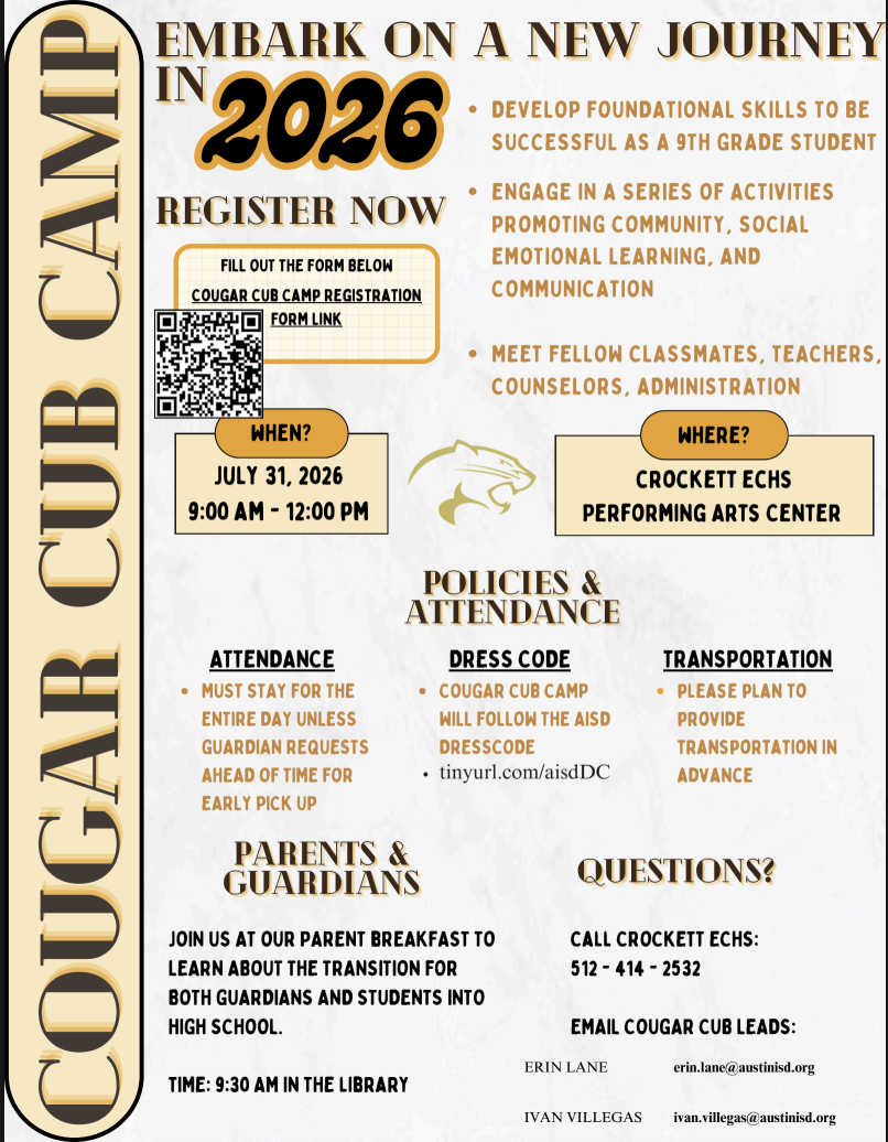 Cub Camp 2026 ENG