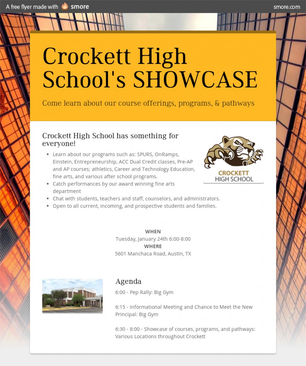 Crockett High School's Showcase