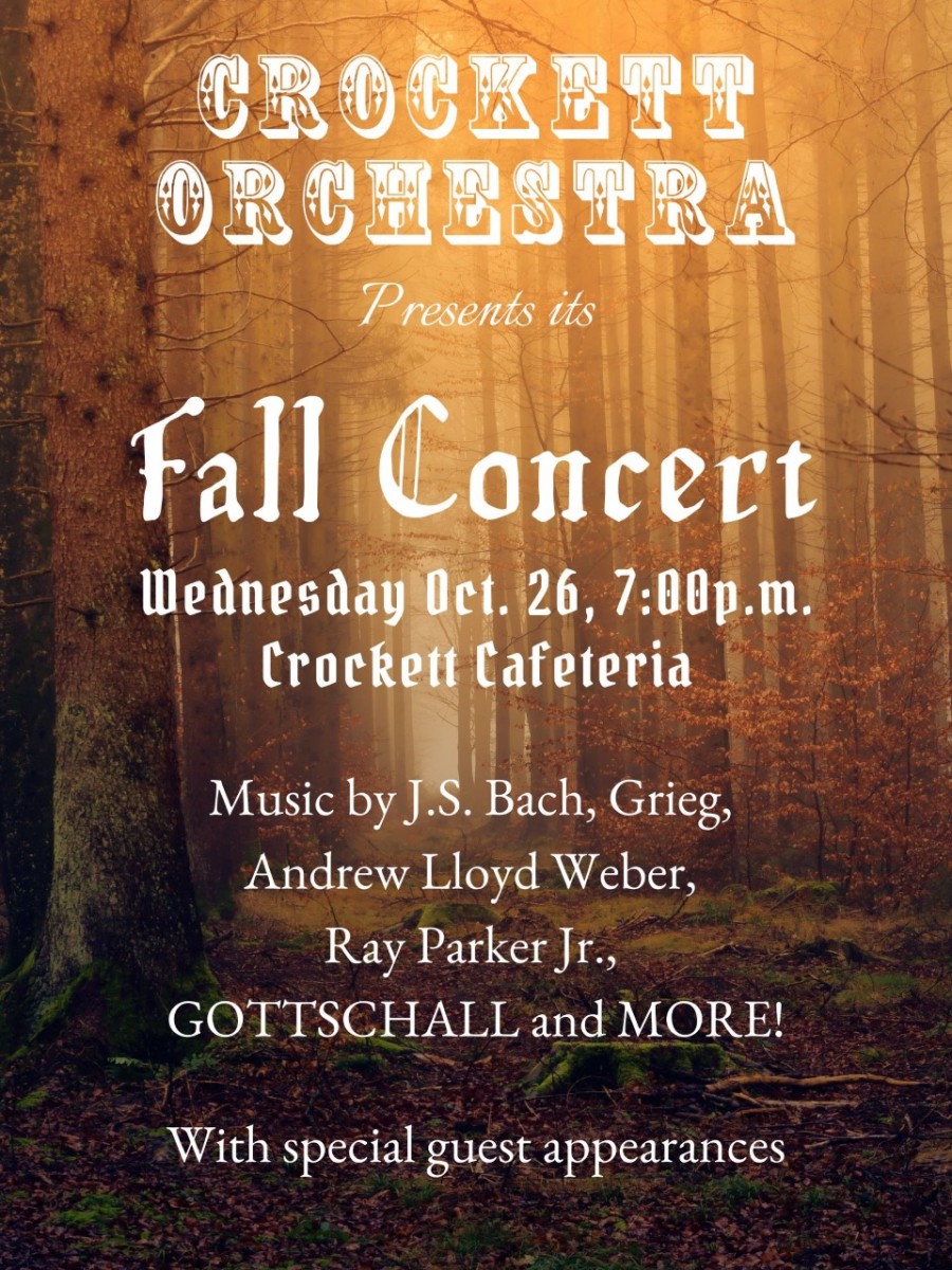 Crockett Orchestra Fall Concert