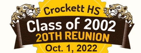 Crockett High School Class of 2002 - 20th Anniversary