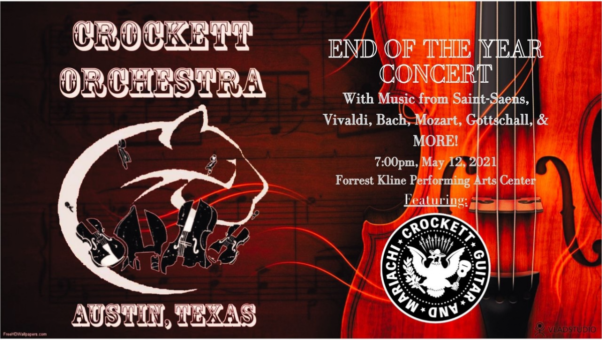 Crockett Orchestra 'End of the Year' Concert - May 12