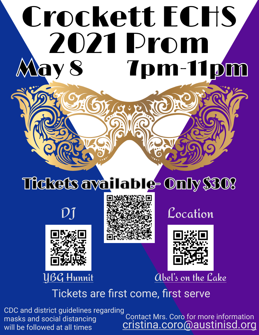 Crockett Prom 2021 - May 8th